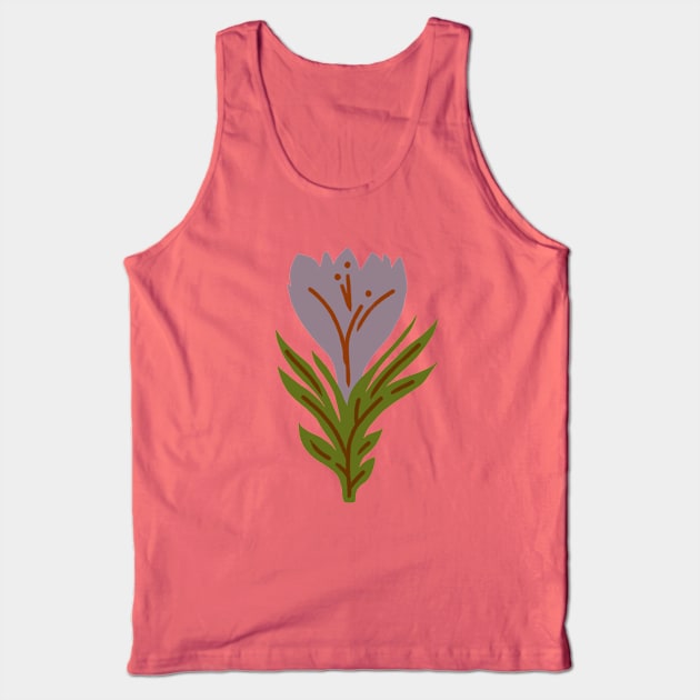 Bloom Upward || Retro Flower Tank Top by WorkTheAngle